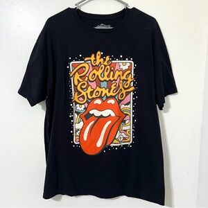 Rolling Stones Black Graphic Tee
